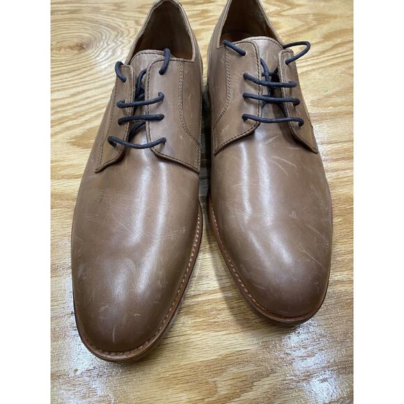 Gordon Rush Oxford Men\'s 10 Brown Leather Lace Up Almond Toe Formal Shoes S44 main image 8